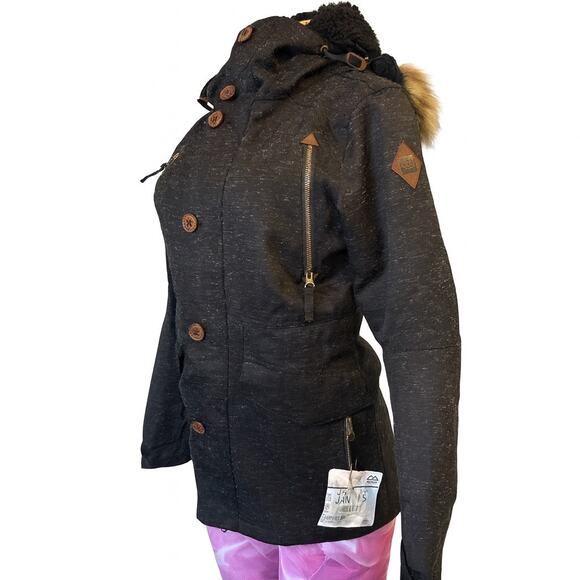 Warm and trendy 686 Parklan Women’s Snowboard Ski Parka – XS – Waterproof 15k - Picture 1 of 8